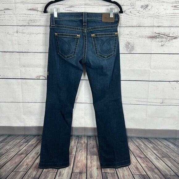 Big Star Jeans Womens 26 Blue Bootcut Remy Western Cowgirl Embroidered Stretch - Picture 4 of 12